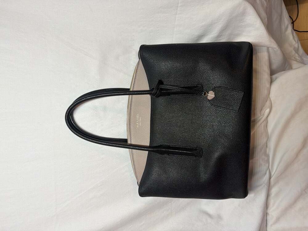Kate Spade Margaux Medium Tote Bag Black/Beige Two-Tone